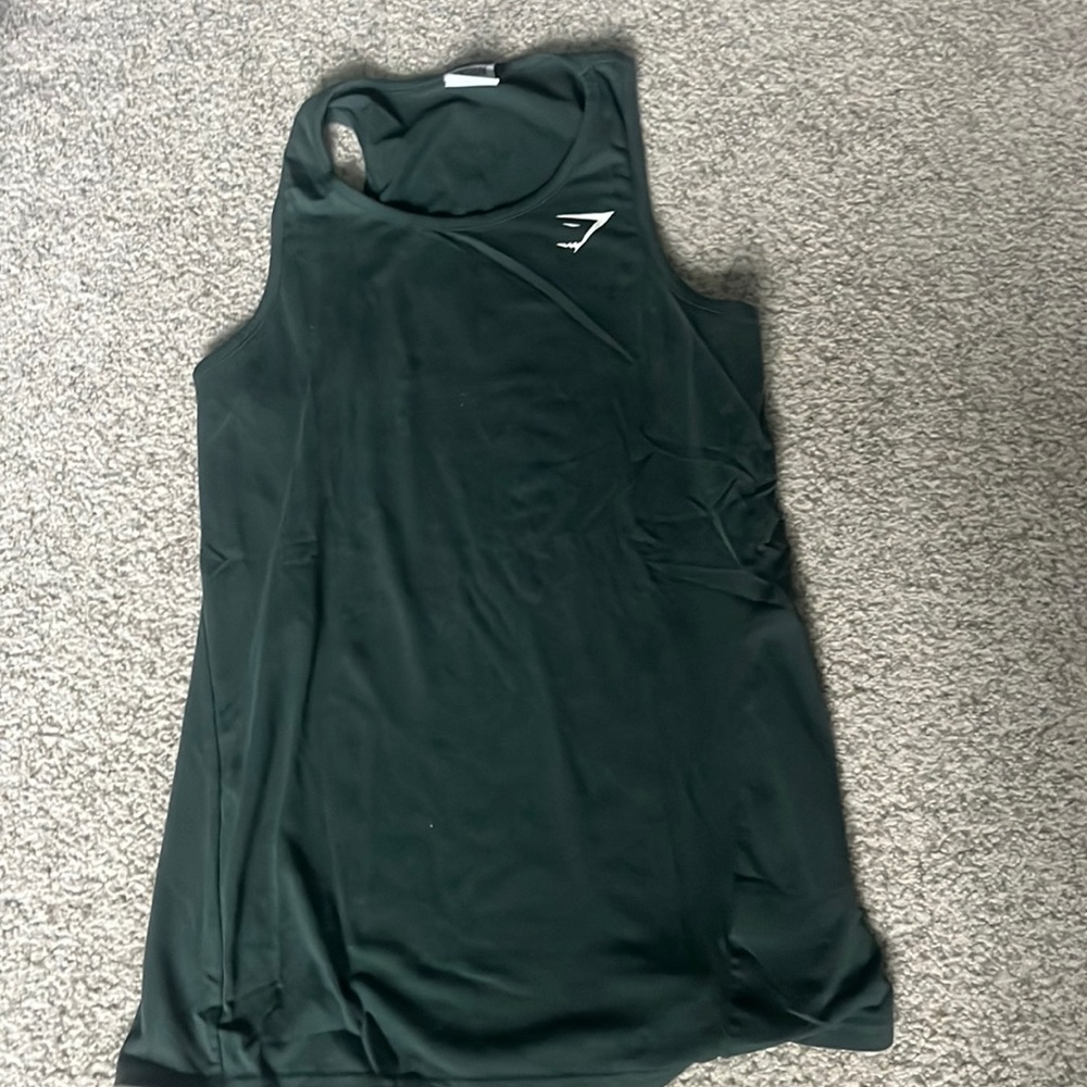 Gymshark Arrival Tank Small - Dark Green